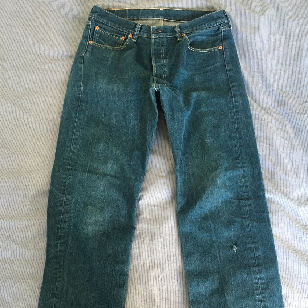 Levi's Originals Button Fly Jeans - Straight Leg, Great Shape